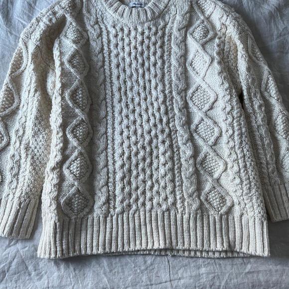 Madewell Cable-Knit Oversized Sweater size S - Picture 2 of 4